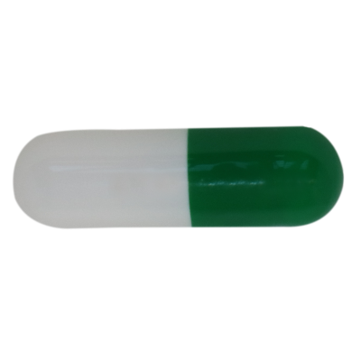 CAP GEL Nº 3 BRANCO/VERDE