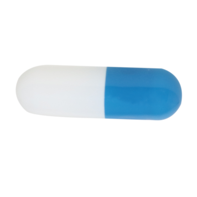 CAP GEL Nº 3 BRANCO/AZUL